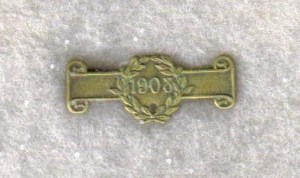 WILLIAM STUBBINGS 1908 Badge